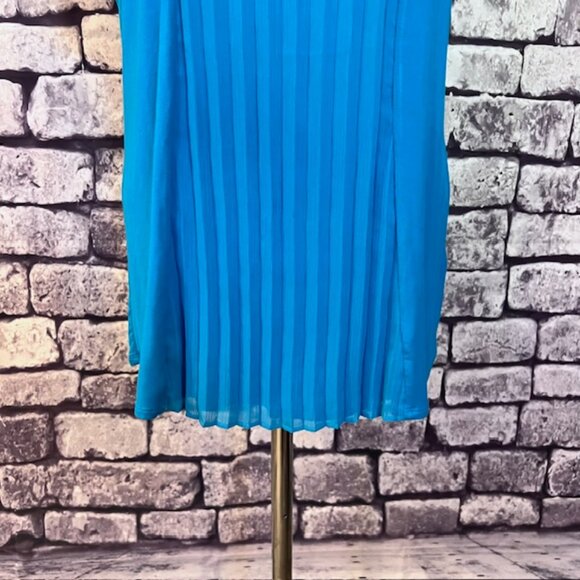 Soft Surroundings Turquoise Sleeveless Blouse Size M - Picture 3 of 9